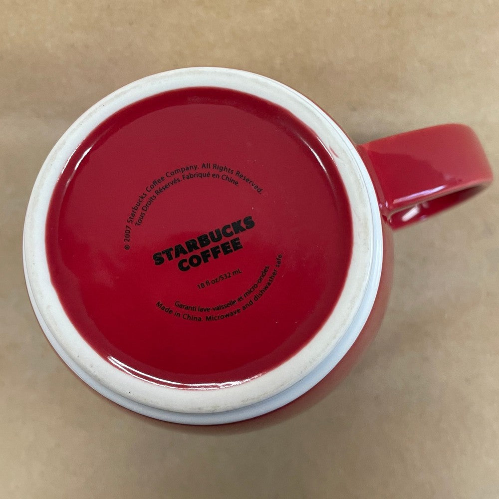 Starbucks Coffee Company Est. 1971 Red Mug-2007